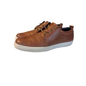 Ashford Hayes Lounge Cognac Lace Up Oxfords Casual Dress Shoes Men's Size 7.5